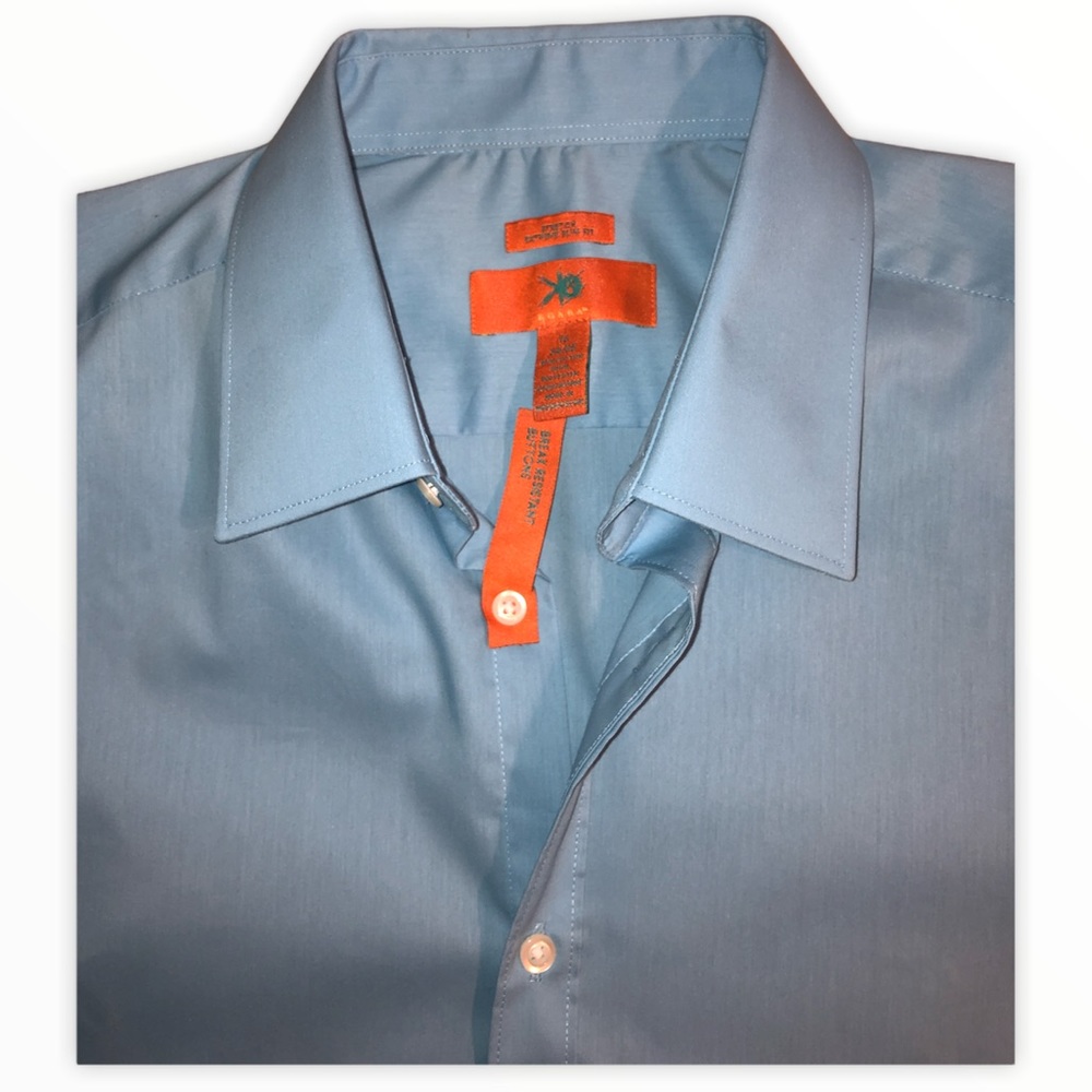 Egara Blue Button Down Long Sleeve